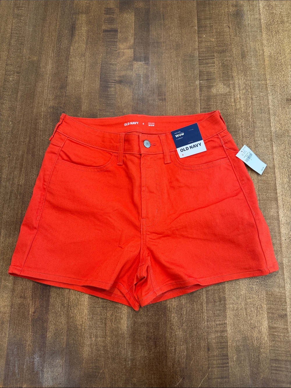 NEW WOW Color Pop Orange Shorts